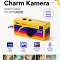 Retro Mini Charm Kamera
