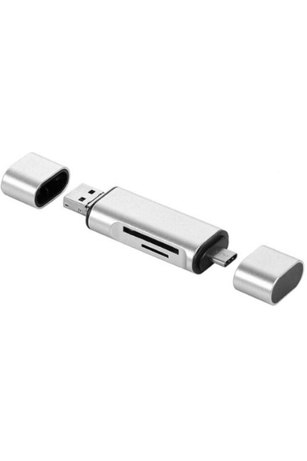 KART OKUYUCU - Akıllı Telefon ve Bilgisayar Uyumlu Micro SD- TF - SD Kart USB Okuyucu