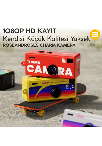 Retro Mini Charm Kamera