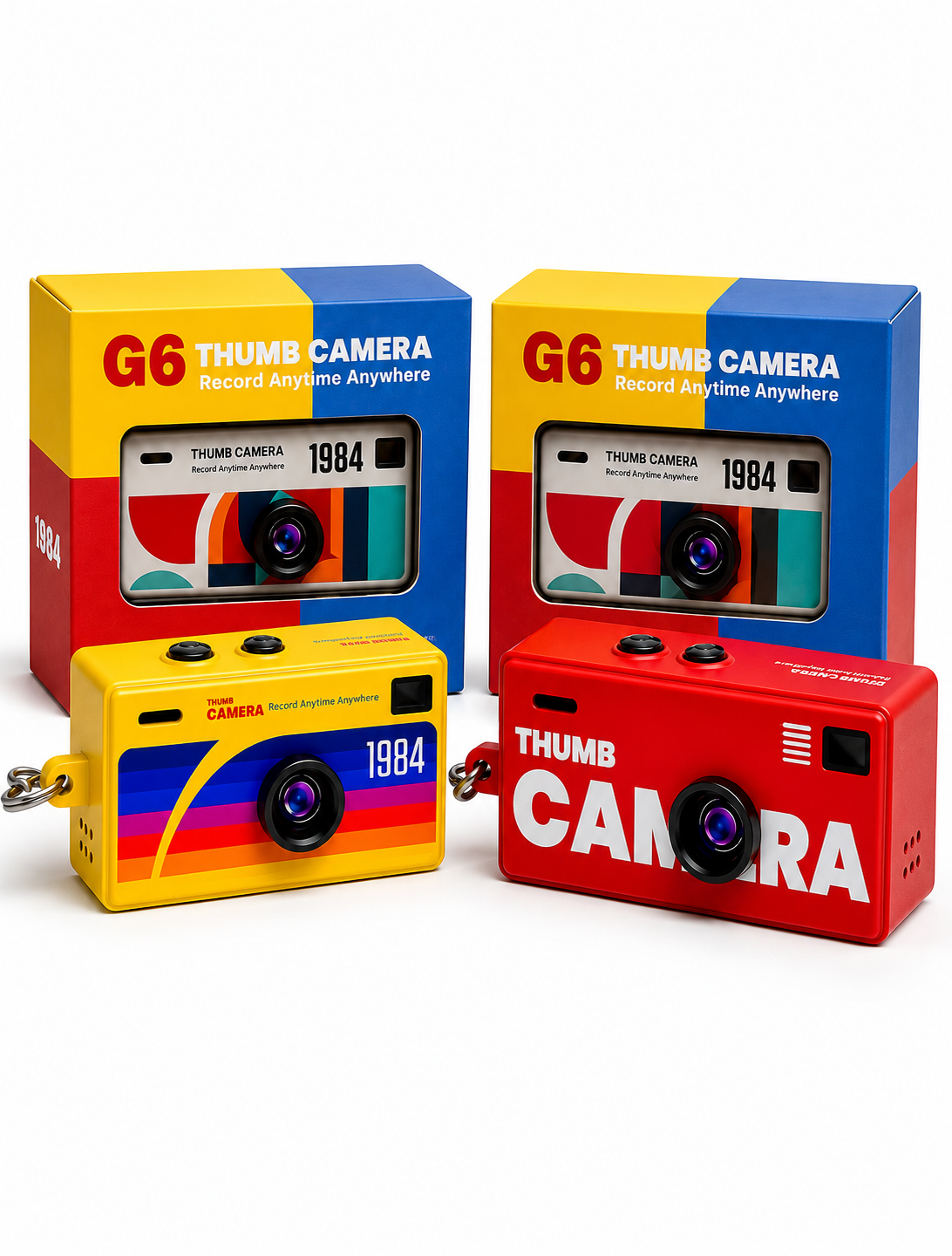 Retro Mini Charm Kamera