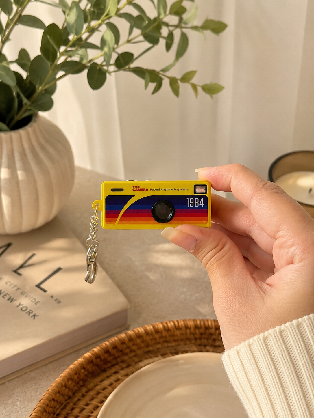 Retro Mini Charm Kamera