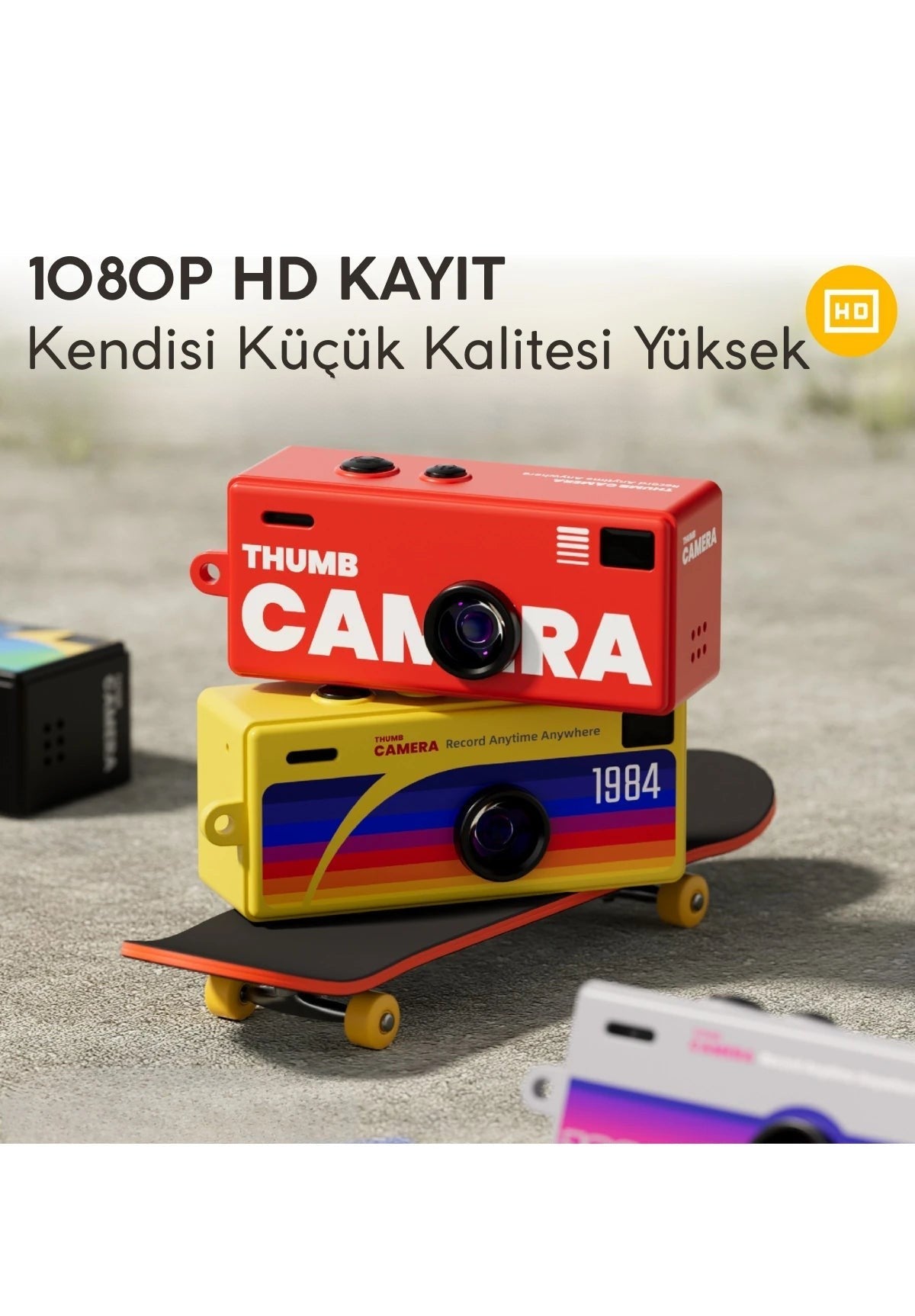 Retro Mini Charm Kamera