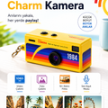 Retro Mini Charm Kamera